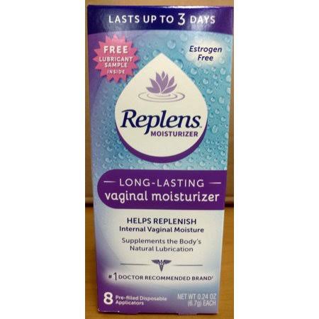 6 Pk Replens Long Lasting Vaginal Moisturizer 8 Prefilled Disposable Applicators V7519