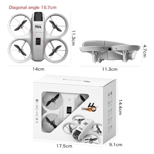 Mini Drone with 1080P Dual Cameras, RC Aircraft Helicopter P300087
