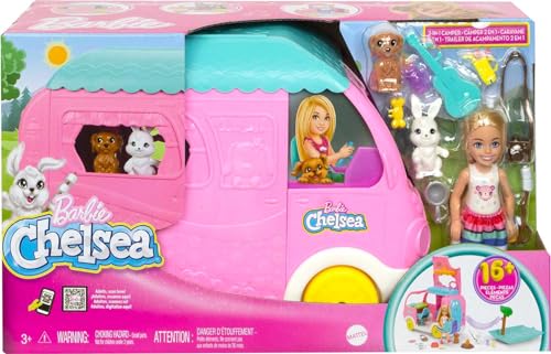 2-in-1 Playset with Small Doll, 2 Pets & 15 Accessories F995402