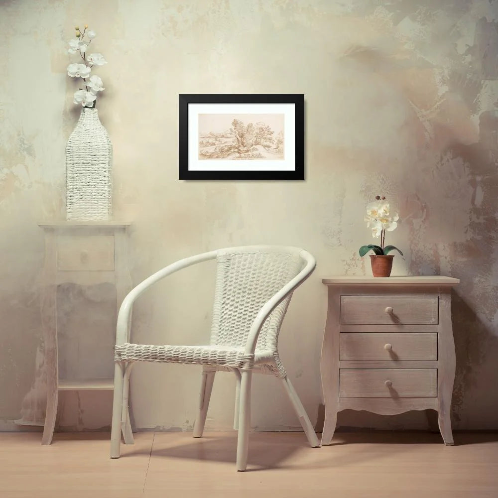 Black Modern Framed Museum Art Print K18829
