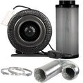 6 inch 440 CFM Inline Fan with Carbon Filter Ducting and Clamps G3183