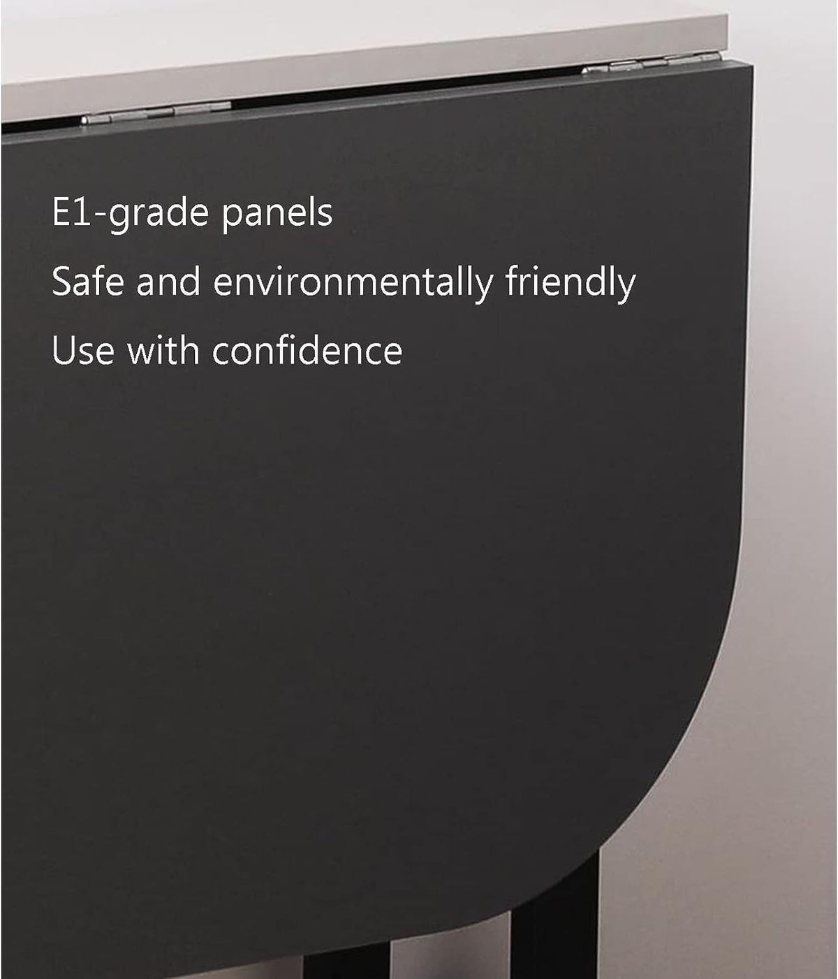 Solid Wood Drop Leaf Folding Dining Table E209380