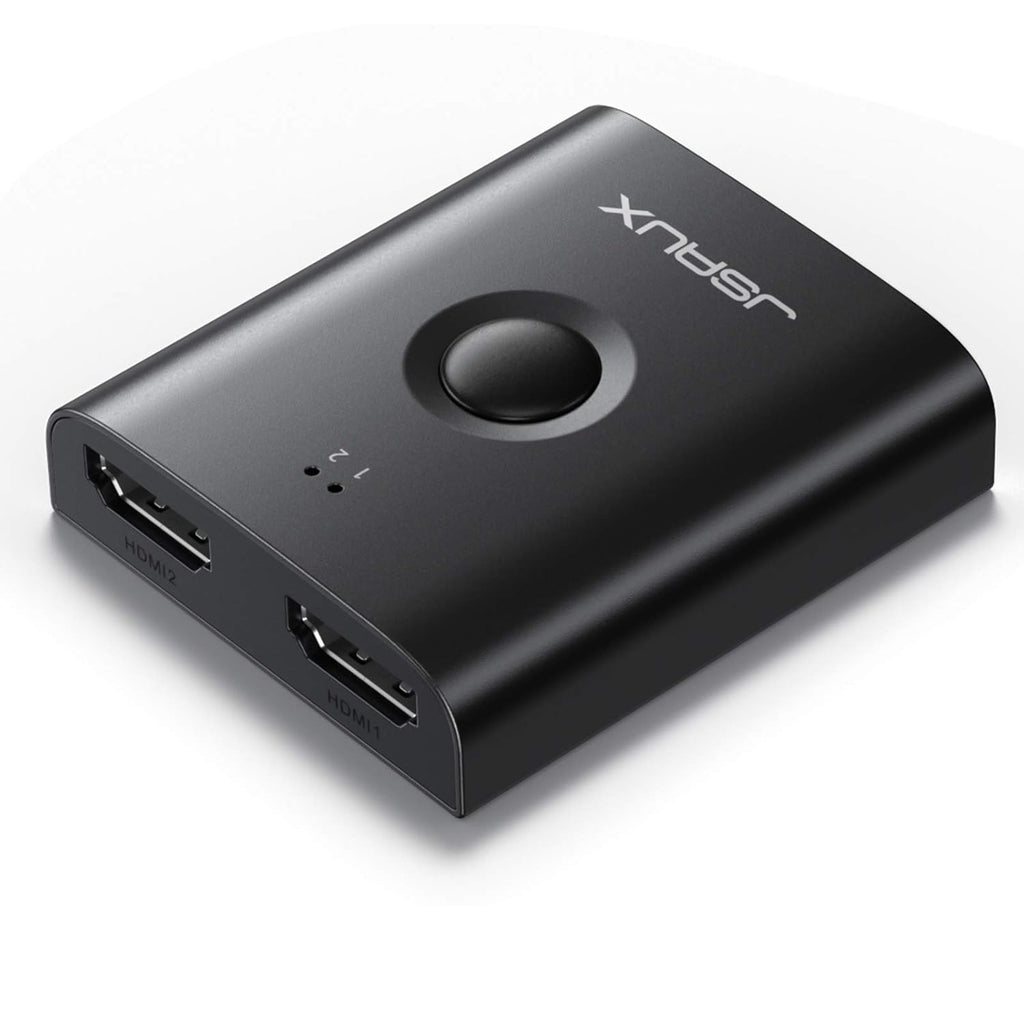 4K 60Hz HDMI Switch 2 in 1 Out Aluminum Bi-Directional Splitter Pack of 2 D982