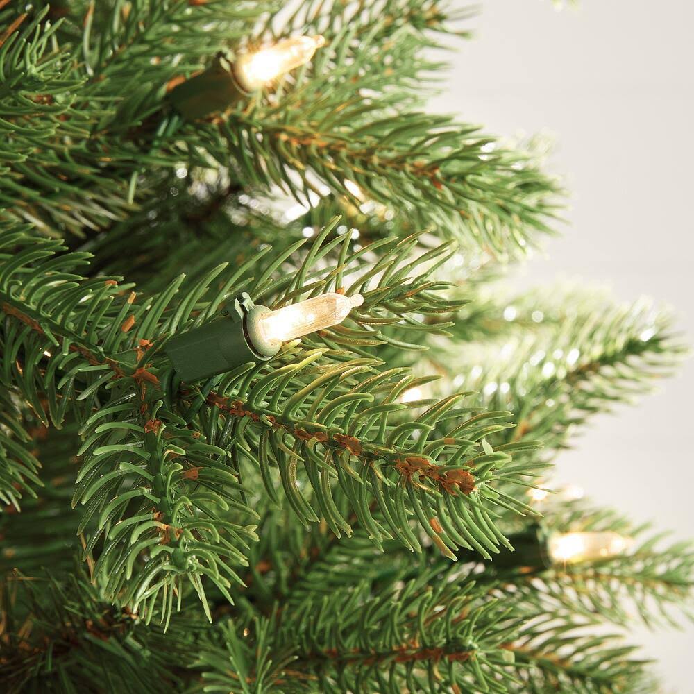 7.5 ft Pre-Lit Artificial Christmas Tree with Color Changing Lights R286916