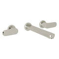 Polished Nickel Wall Mount Widespread Lavatory Faucet D97398