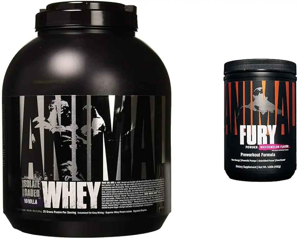 Isolate Whey Protein Powder and Pre Workout Powder Supplement I2025