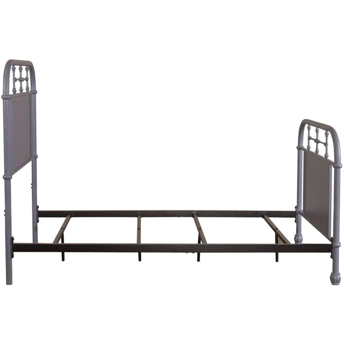 Full Metal Bed in Grey H14618