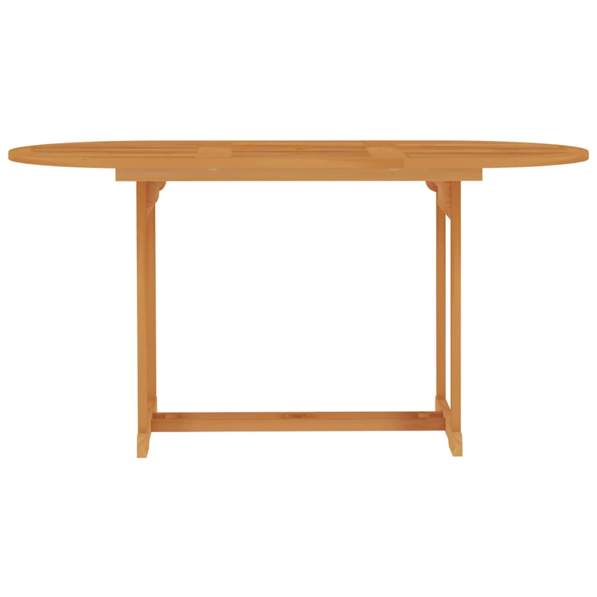 Wooden Outdoor Dining Table with Umbrella Hole A4619