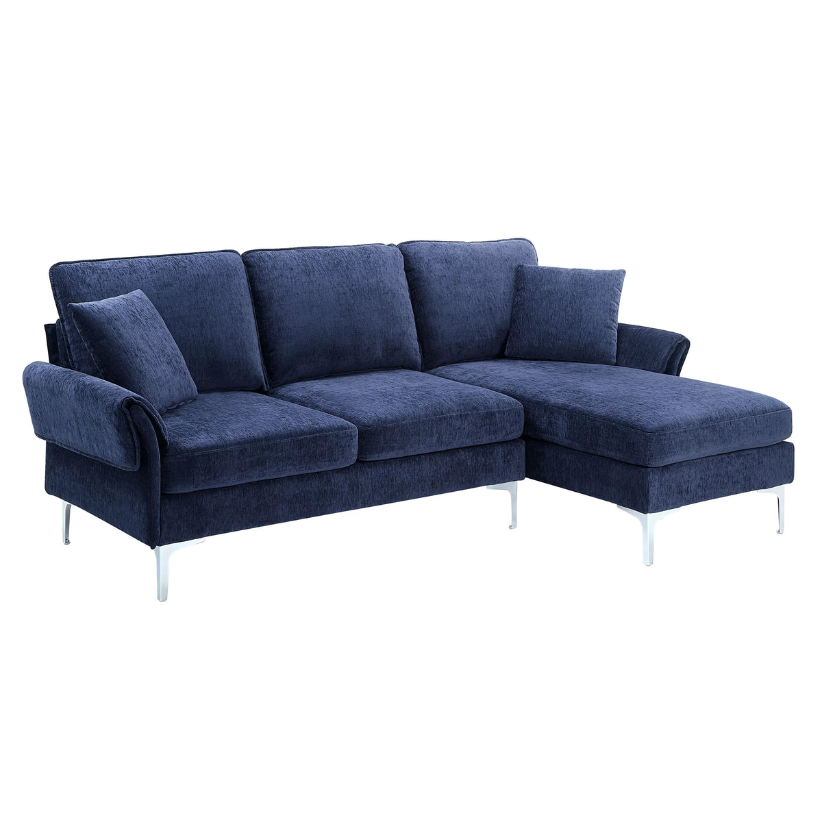 Chenille Padded Sectional V7371