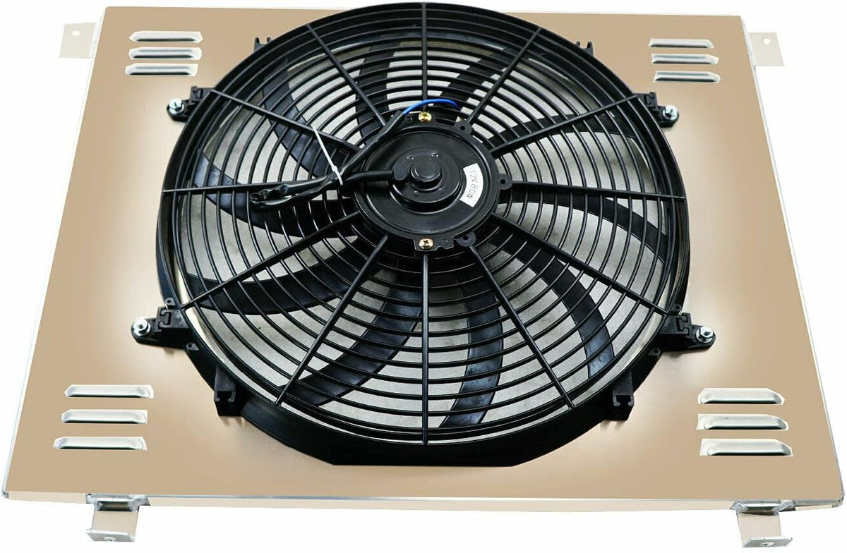Radiator Shroud + Fan for Chevy Colorado/GMC Canyon/Hummer H3 5.3L V8 2009 2010 2011 2012 V6893