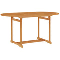 Wooden Outdoor Dining Table with Umbrella Hole A4619