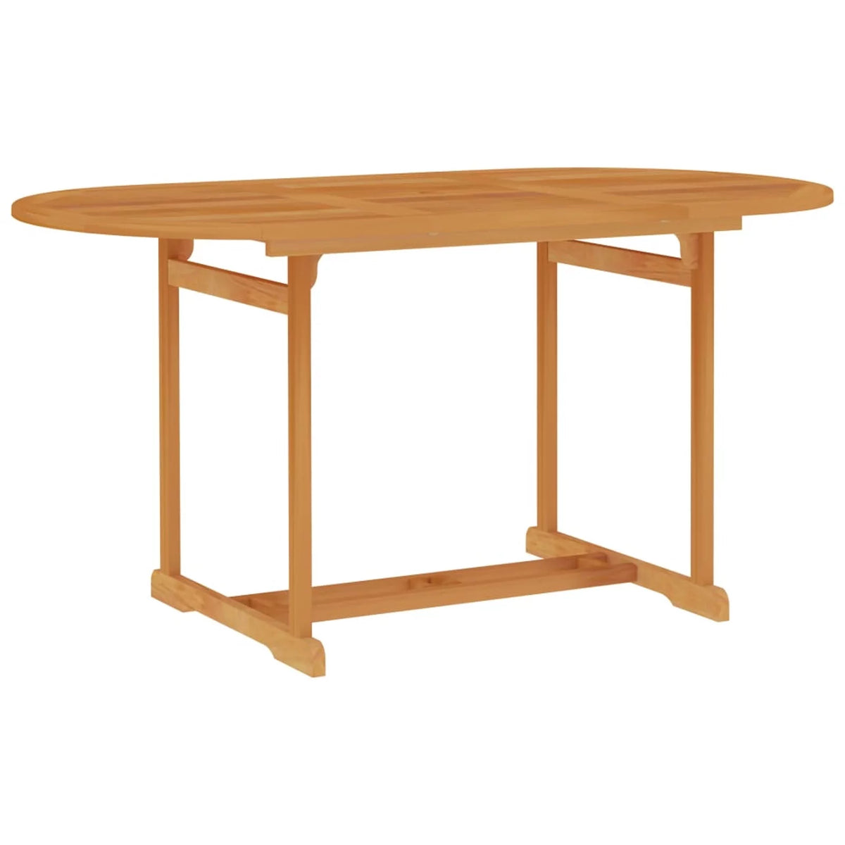 Wooden Outdoor Dining Table with Umbrella Hole A4619
