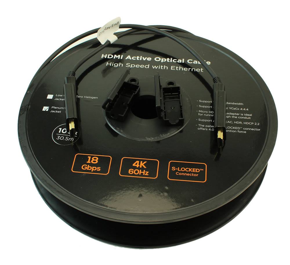 HDMI 18GB Fiber Optic/Hybrid Cable 295 Feet C158