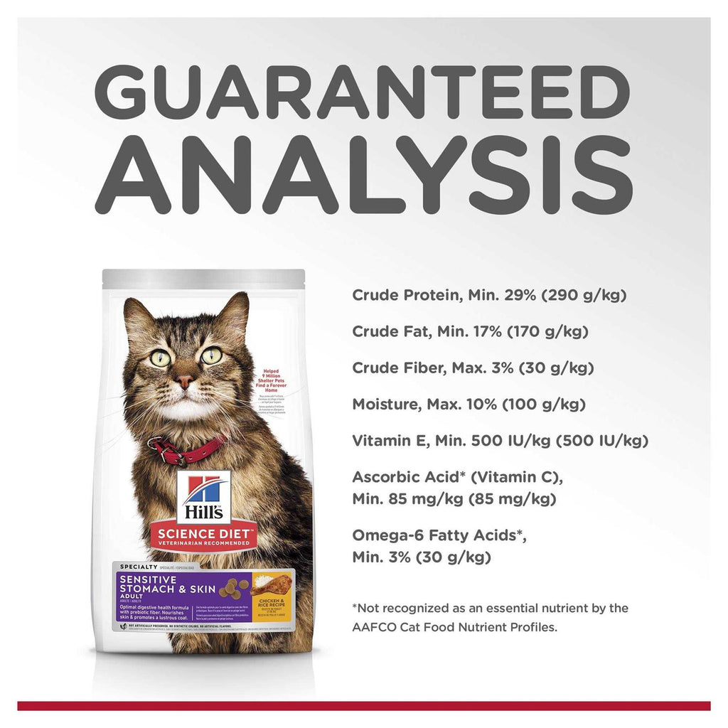 Sensitive Stomach and Skin Dry Cat Food X53822