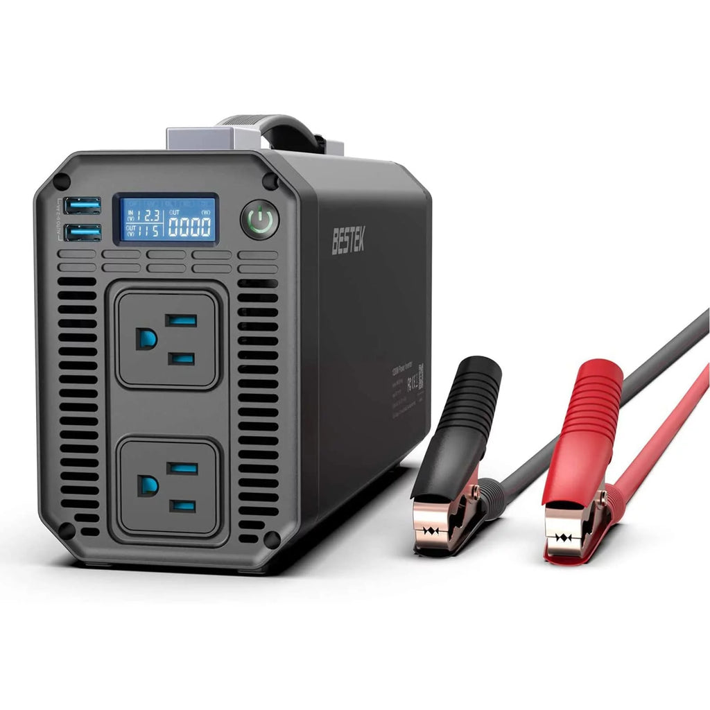 1200W Power Inverter DC 12V to 110V AC Converter with LCD Display Dual USB Car Charger A2210