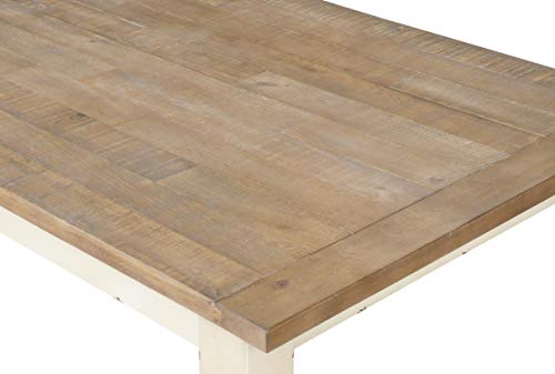 5-Piece Dining Table Set with Cross Back Chairs, Blue and Brown P700121