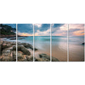 Extra Large Seascape Art Canvas (5 Piece), 60x22 x 28x22 Z596