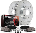 Front Carbon-Fiber Ceramic Brake Pad and Drilled and Slotted Rotor Kit G976985