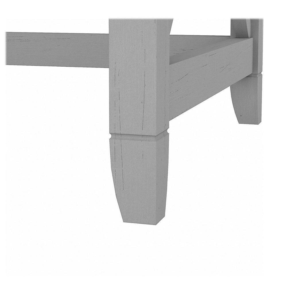 Cape Cod Gray Writing Desk with 2 Drawer File Cabinet R773