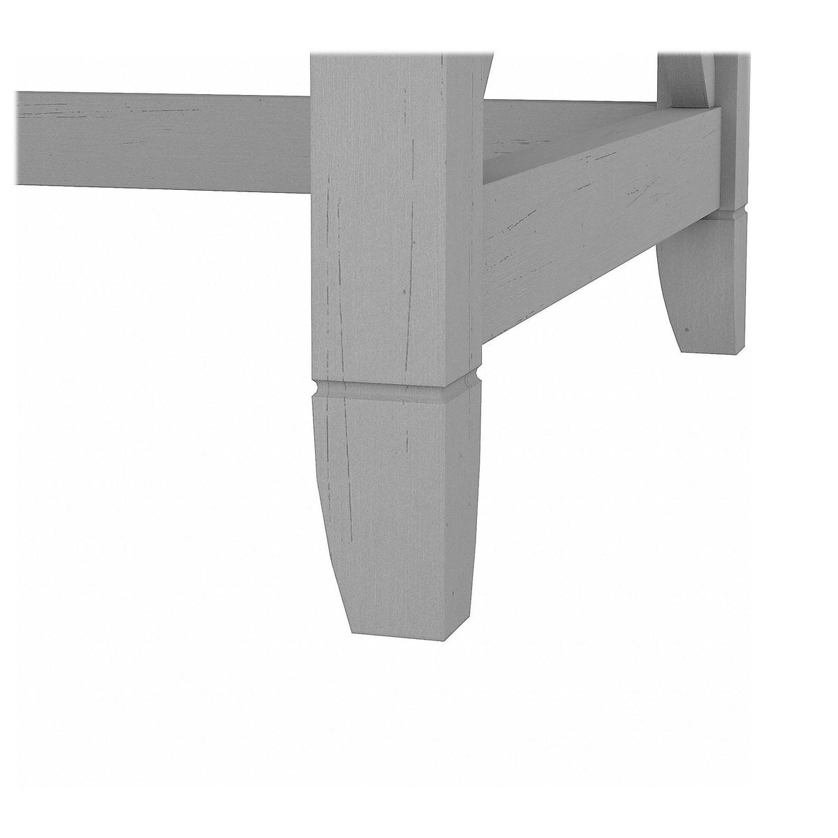 Cape Cod Gray Writing Desk with 2 Drawer File Cabinet R773