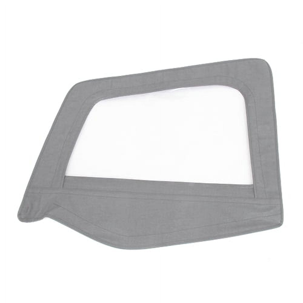 Denim Gray Soft Top Door Skin with Frame for Jeep Wrangler YJ D2418