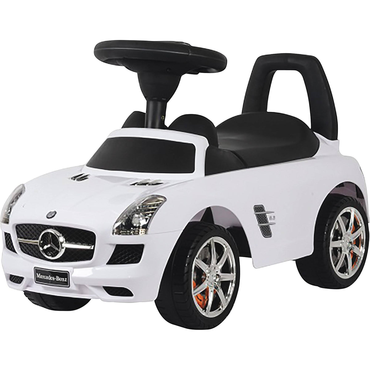 White Push Car E95817