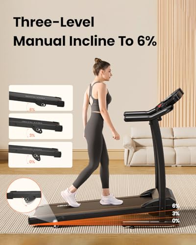 3.0HP Folding Treadmill with Incline C3410