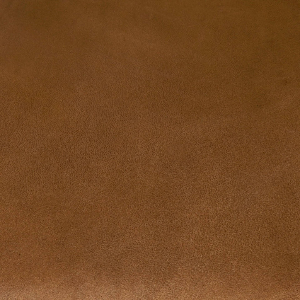 Cognac Brown Leather Medium Brown Wood Bar Stool T229
