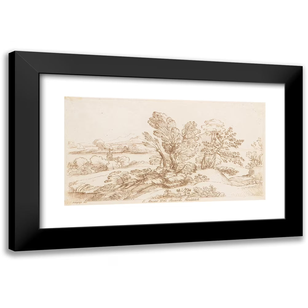 Black Modern Framed Museum Art Print K18829
