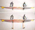 Wooden Wakeboard Racks, Holds 3 Wakeboards Q920073