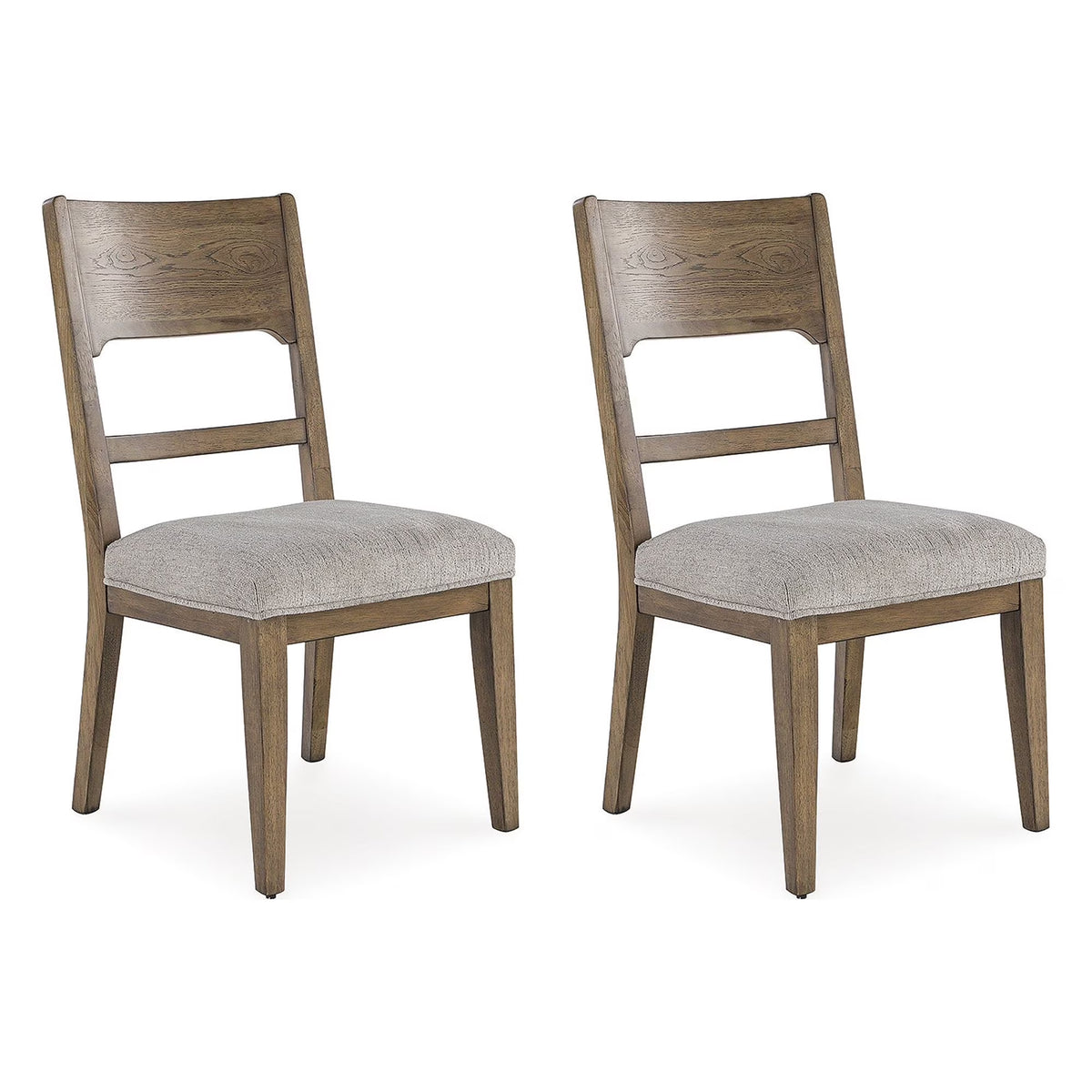 Brown & Tan Traditional Dining Chair Set of 2 K13926
