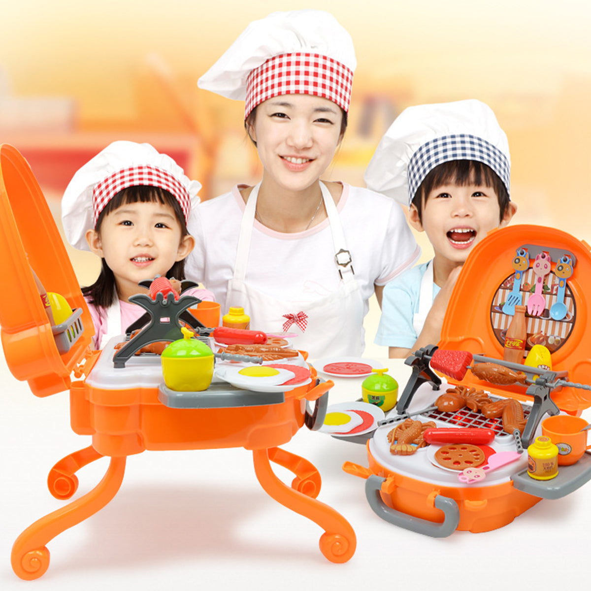 Portable BBQ Toy Set for Kids G444724