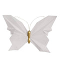 White Resin Butterfly Wall Decor L9787
