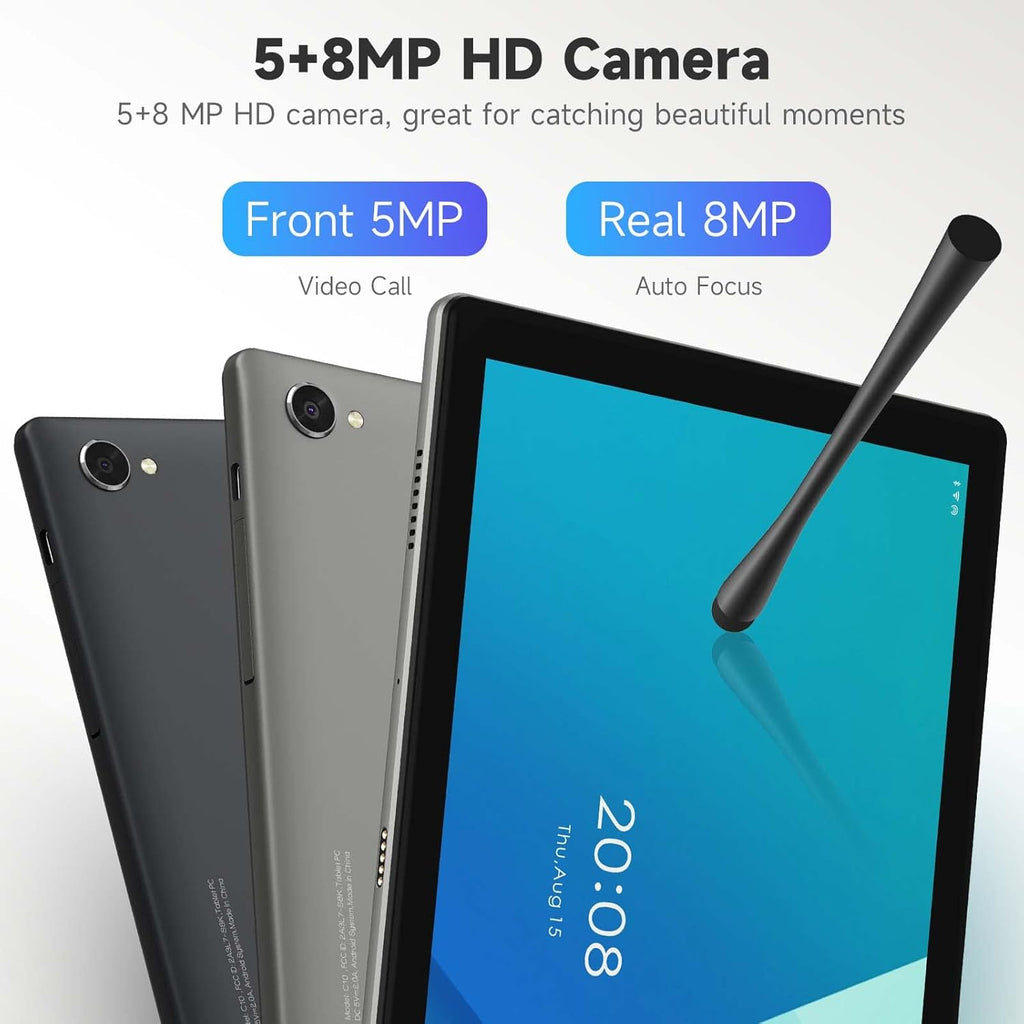 10.1 inch Tablet with Case WiFi Bluetooth Gray U59011