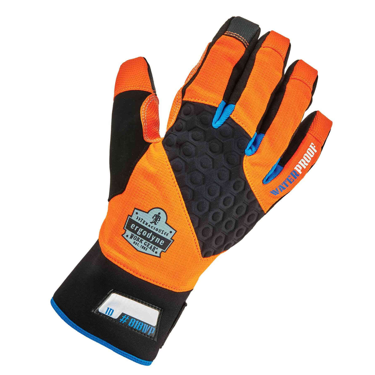 Orange Thermal Waterproof Utility Gloves T5983