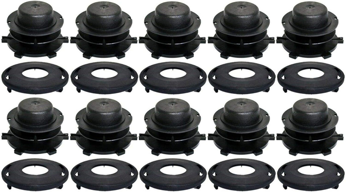Trimmer Head Spool and Cover Cap Combo Pack of 2 M73050