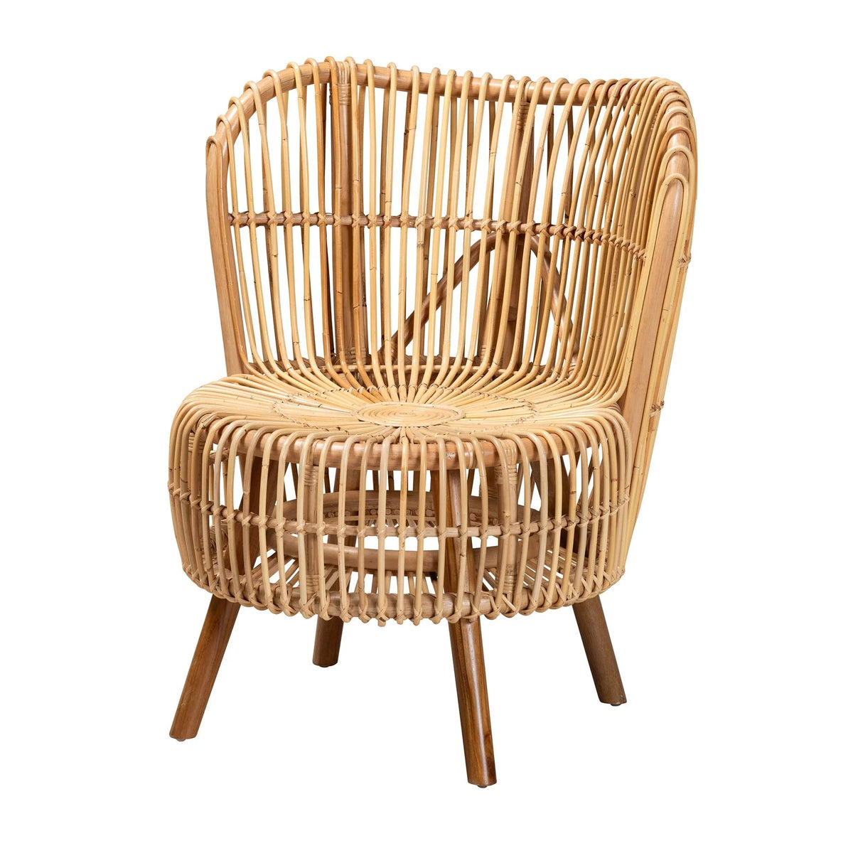 Natural Rattan Lounge Chair C81661
