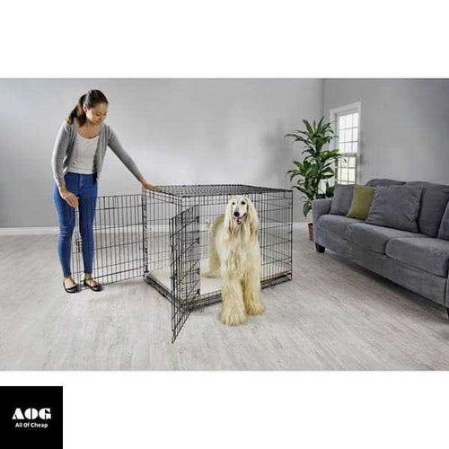2-Door Folding Dog Crate Z723