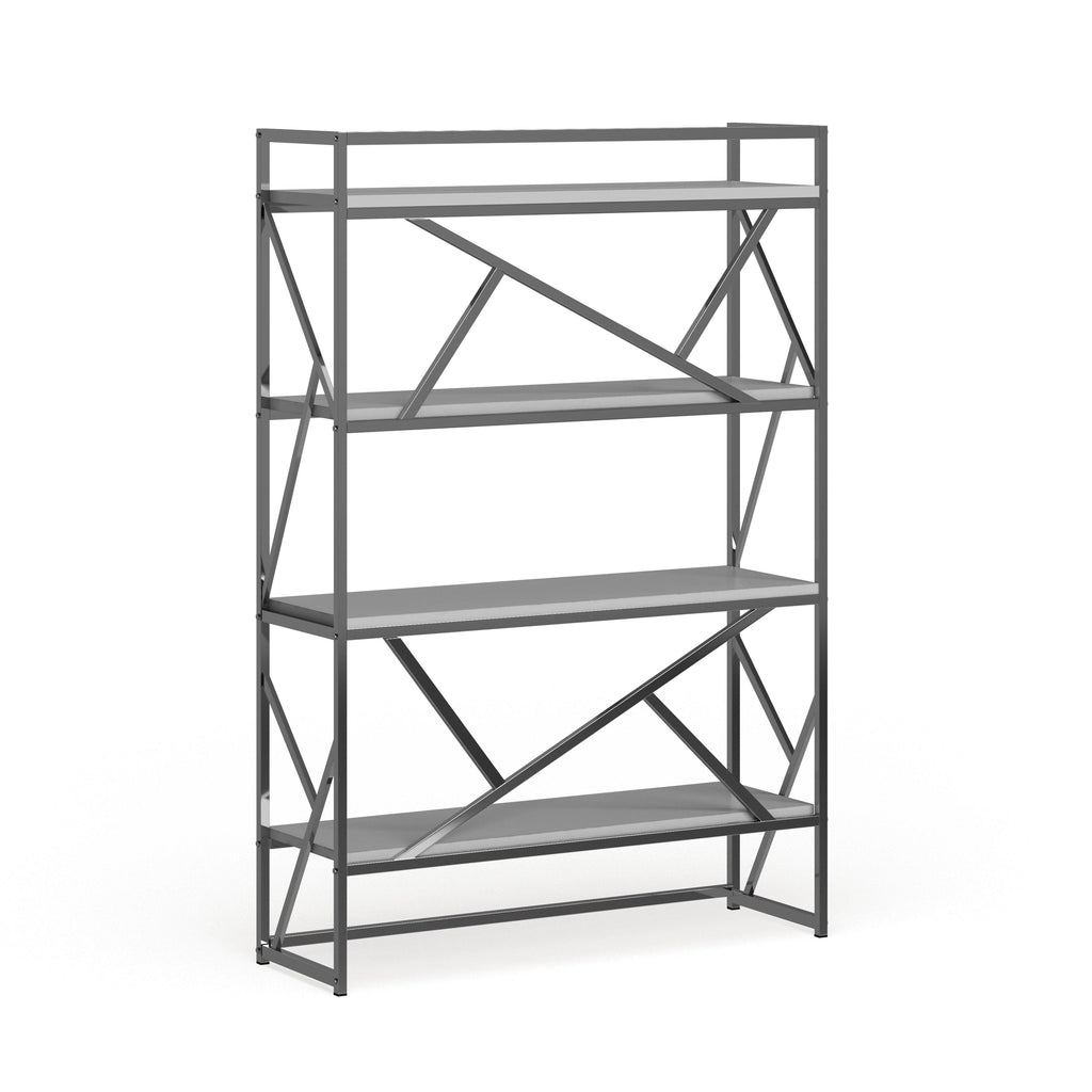 Modern Metal 4 Shelf Bookcase X94842