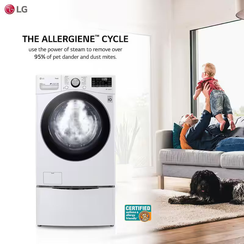 4.5 Cu. Ft. Stackable Front Load Washer with Steam E844
