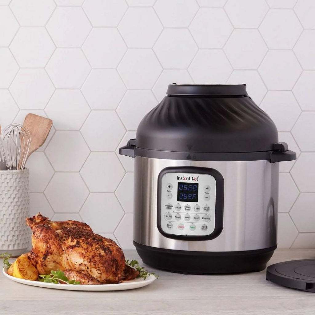 6qt Electric Pressure Cooker with Air Fryer Lid P217635