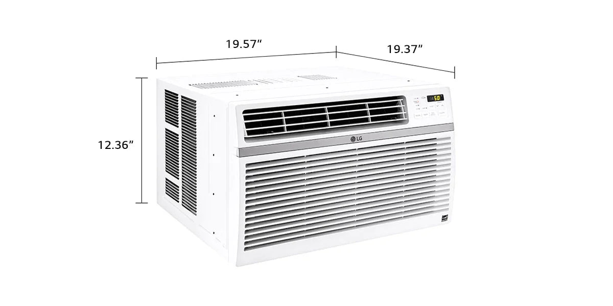 8,000 BTU Window-Mounted Air Conditioner with Remote Control Q9416