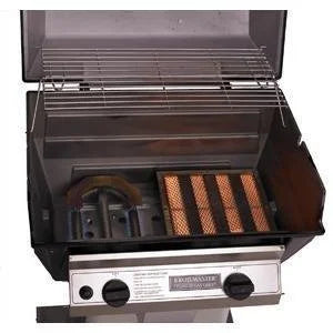 Natural Gas Grill on Stainless Steel Cart L87508
