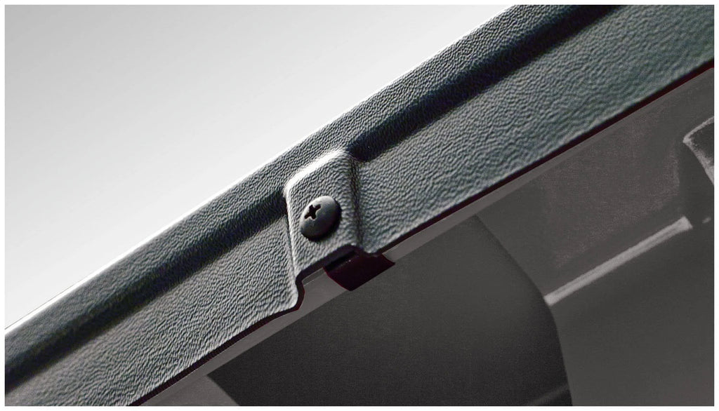 Black Smooth Finish BedRail Caps with Stake Holes, 2-Pc Set E371