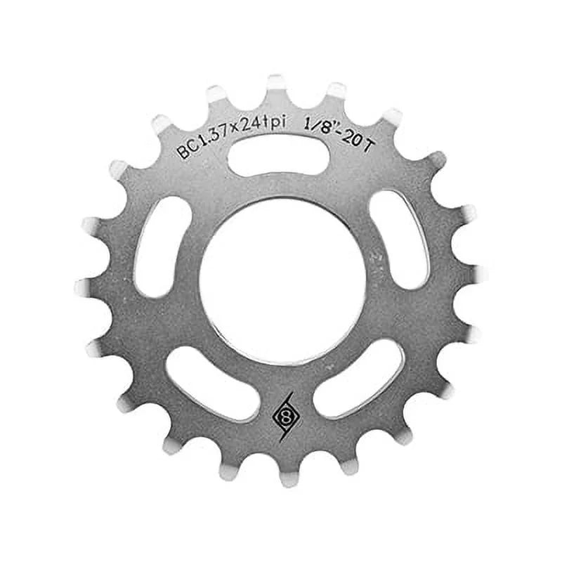 20T x 1/8" Silver Fixed Gear Single Speed Cog O669