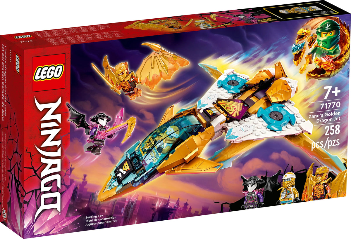 Zane's Golden Dragon Jet Toy Plane Set B427