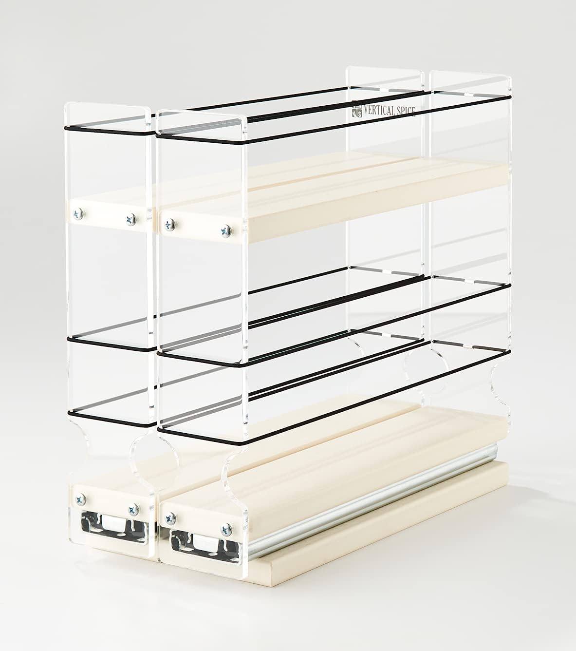 22x1.5x11 Spice Rack with 2 Drawers and 2 Shelves O29029