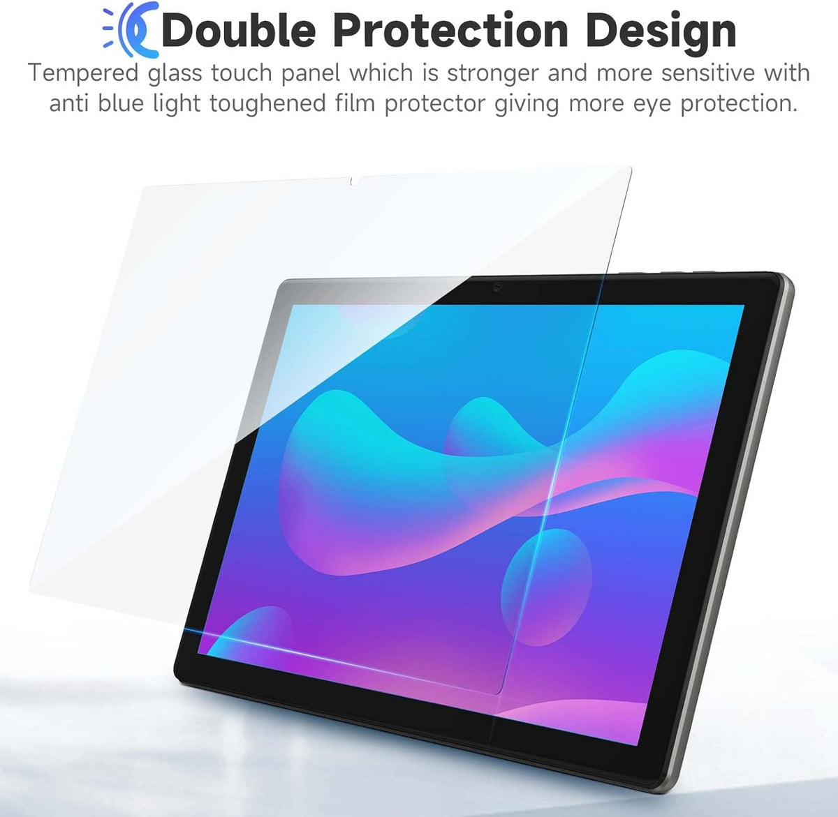 10.1 inch Tablet with Case WiFi Bluetooth Gray U59011