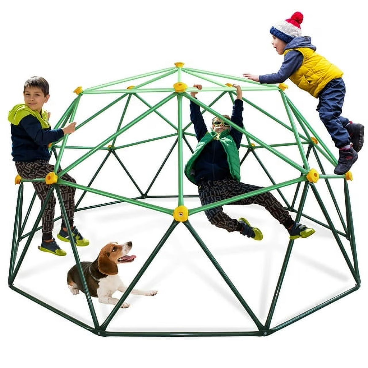 Metal Climbing Dome for Kids, Anti-Rust and UV-Resistant, 800LBS Load Capacity A3408