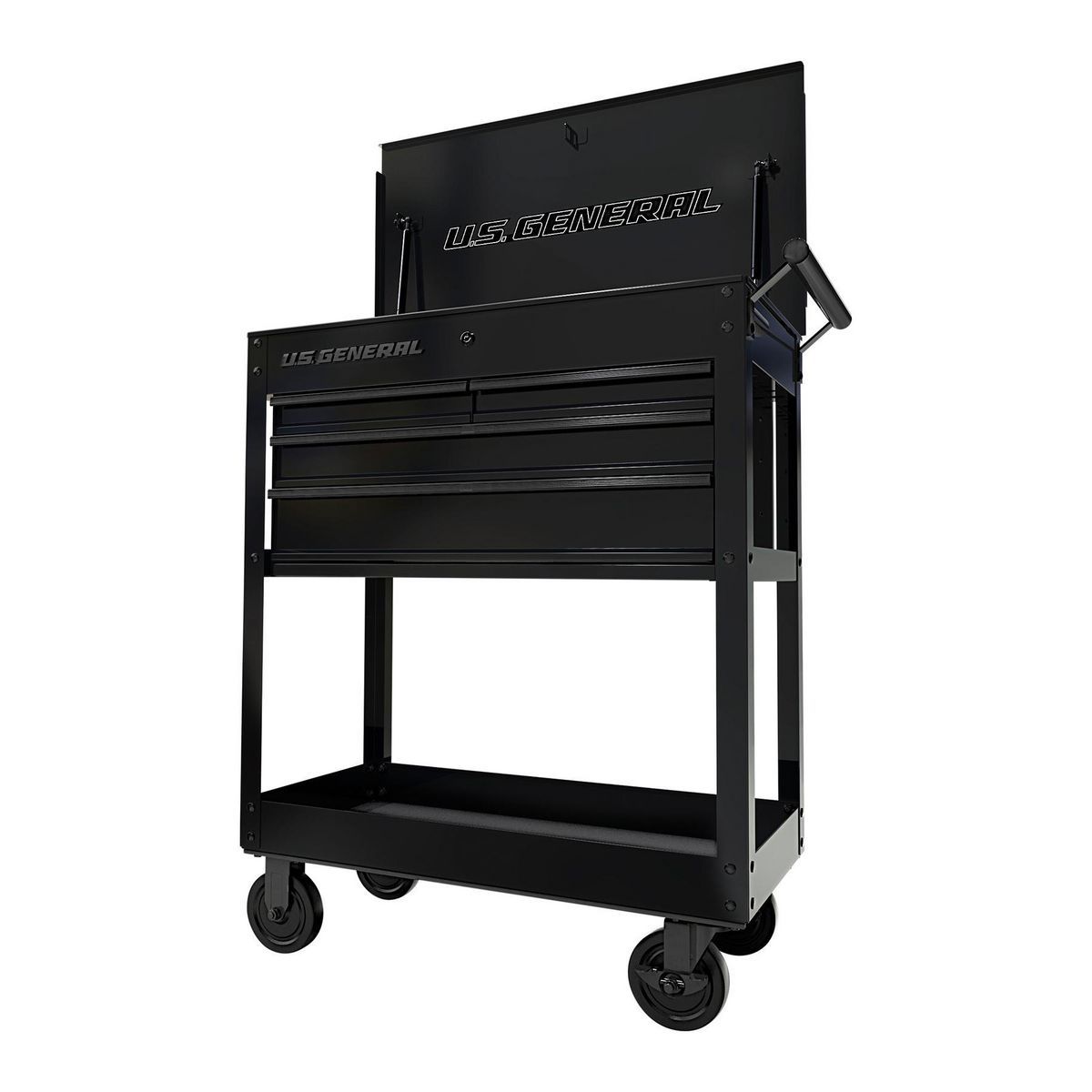 30 in. 4-Drawer Tech Cart, Red Z9731